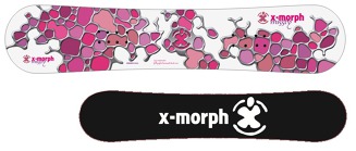 snowboard X-Morph Missty Black - your 3D Make-Up