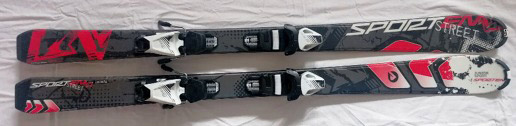dětské použité lyže Sporten Street Red 130cm dětské použité lyže Sporten Street Red 130cm